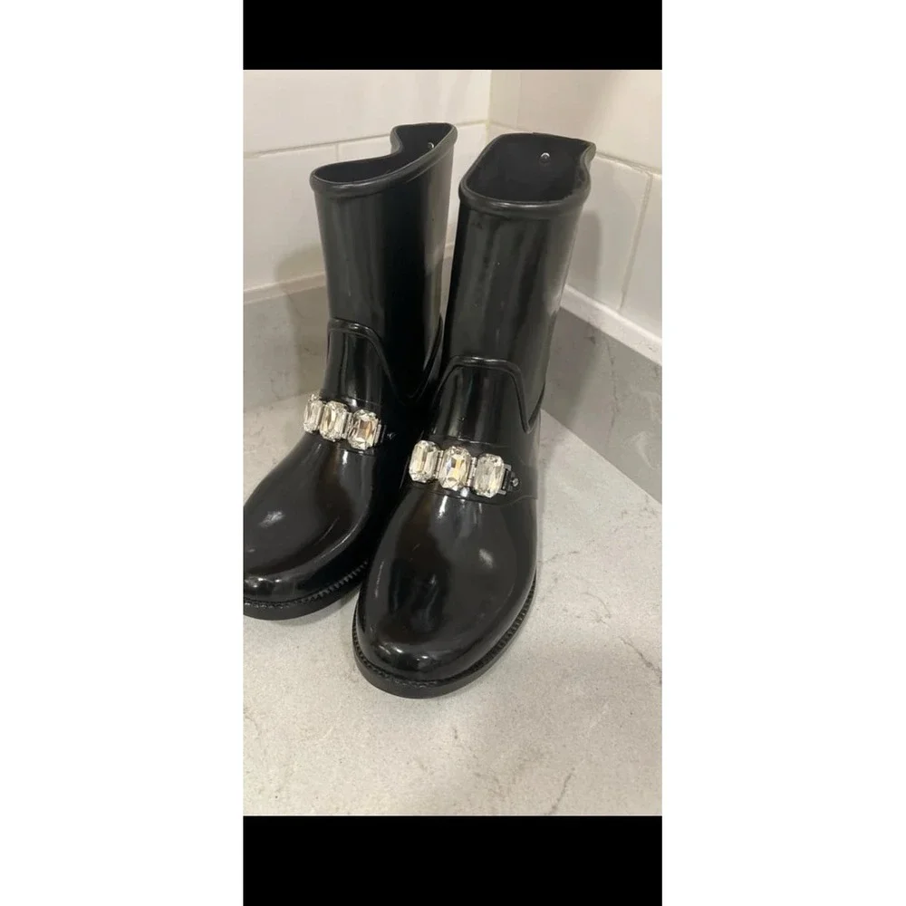 Michael Kors Leslie Rain Booties, size 9, EUC